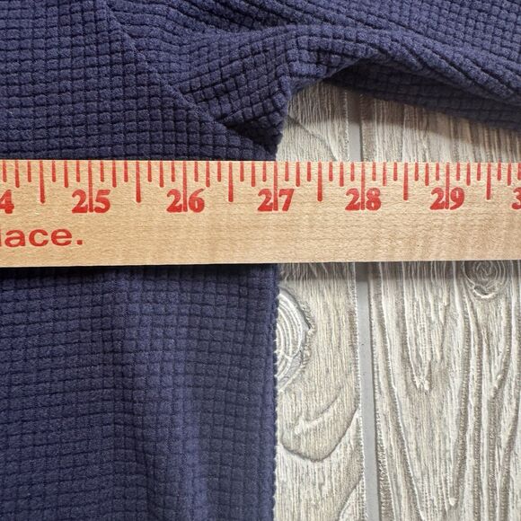 Columbus Blue Jackets Thermal 1/4 Zip Pullover Men’s XXL Blue Logo NHL New - Picture 8 of 11